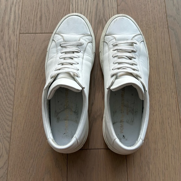Women’s Common Projects White Original Achilles Low Sneakers - Picture 2 of 7